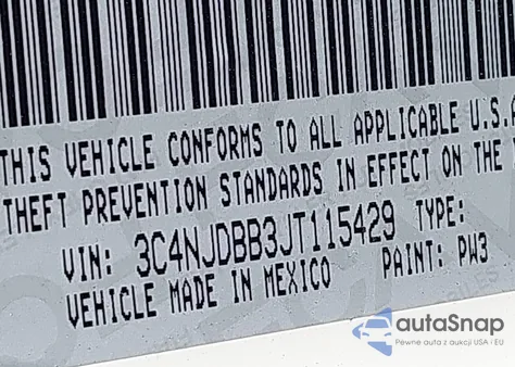 2018 Jeep Compass Latitude 4X4 from USA, damaged, VIN 3C4NJDBB3JT115429